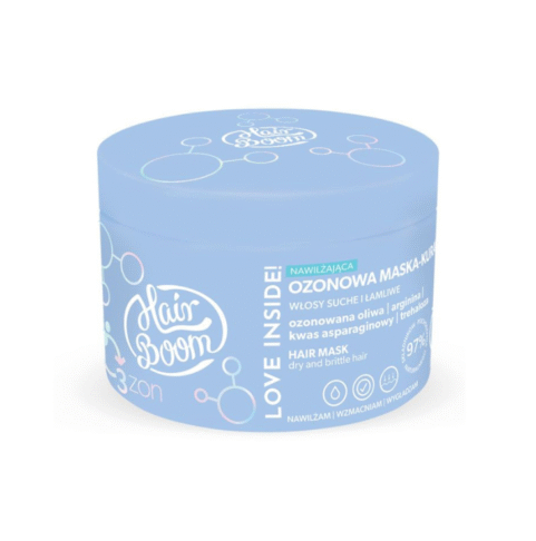 BIELENDA HairBoom O3ZON hooldusmask kuivadele ja hapratele juustele, 225ml