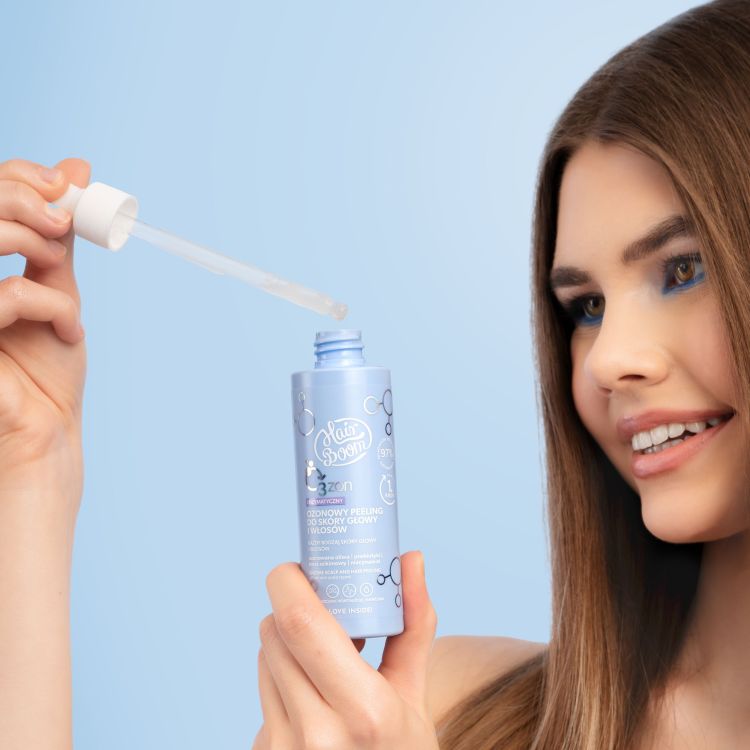 BIELENDA HairBoom O3ZON ensümaatiline osoonkoorija peanahale ja juustele, 100ml - Image 4