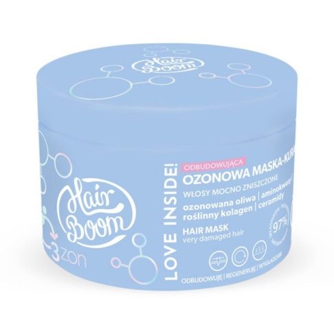 BIELENDA HairBoom O3ZON taastav ja hooldav juuksemask, 225ml
