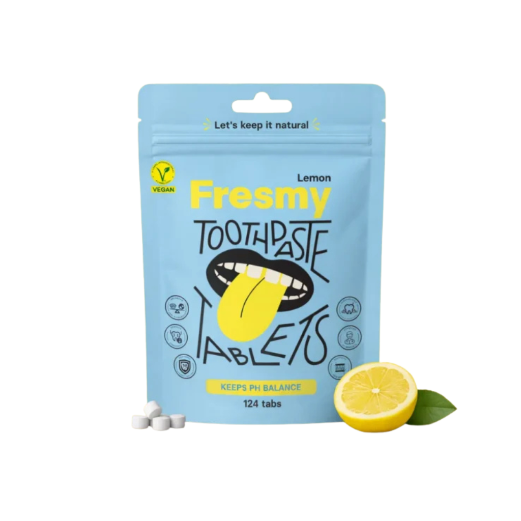 FRESMY sidrunimaitselised hambapasta tabletid, 124 tk