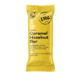 DIG karamelli sarapuupähkli batoon, 42g