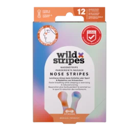 WILD STRIPES Sunrise ninaplaastrid parema hingamise ja rahulikuma une jaoks, 20 tk