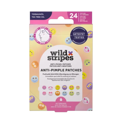 WILD STRIPES Smile Stop vistrikuvastased plaastrid teepuuõliga, 20tk