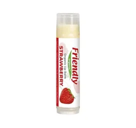 FRIENDLY ORGANIC Huulepalsam Strawberry, 4.25g