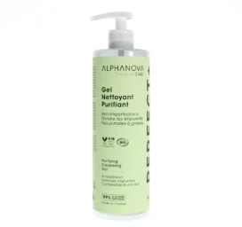 ALPHANOVA Perfect+ Puhastav geel rasusele nahale merevaikhappe ja tsink PCA'ga, 400ml