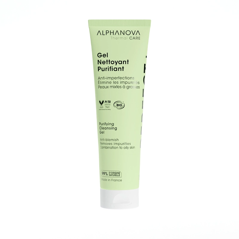 ALPHANOVA Perfect+ puhastav geel rasusele nahale merevaikhappe ja tsink PCA'ga, 150ml