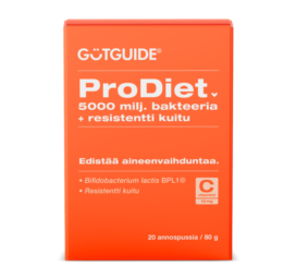 GÜTGUIDE Prodiet 5000 bakt +kiud mikrobioomi toetav toidulisand kaalulangetuseks, 20tk