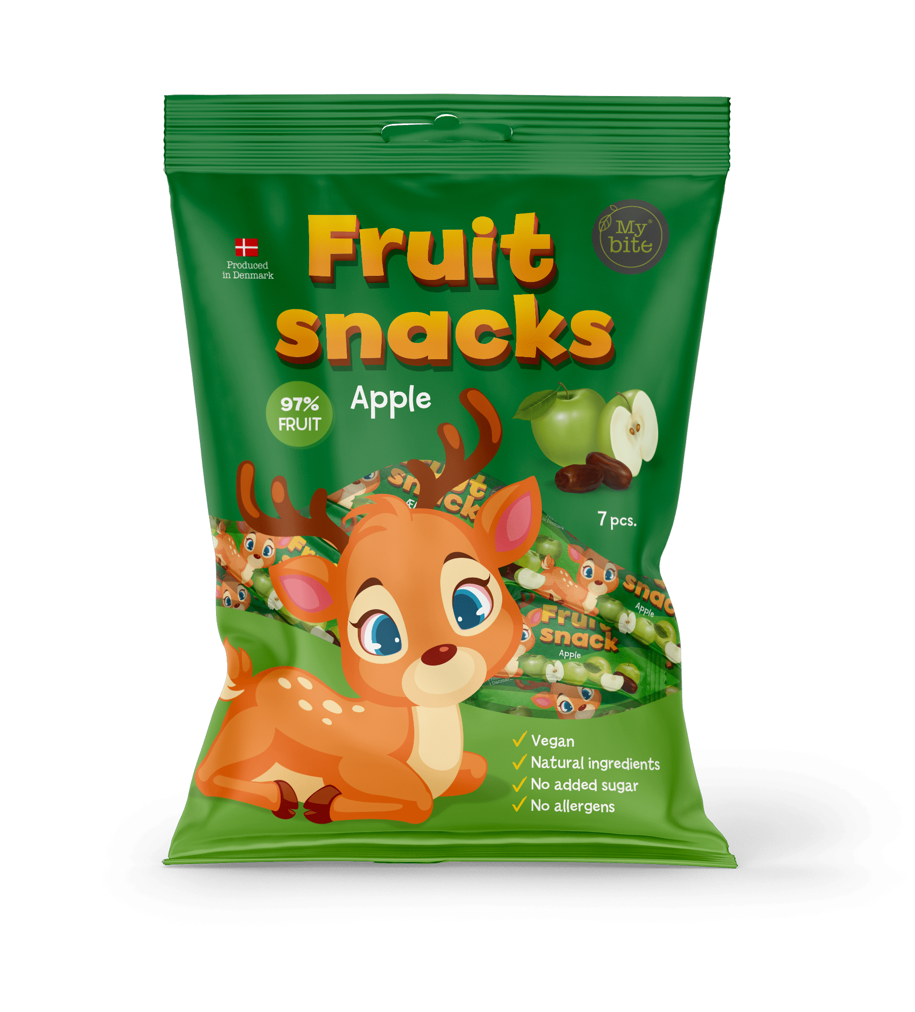 MYBITE Õuna puuviljasnäkid, 100g