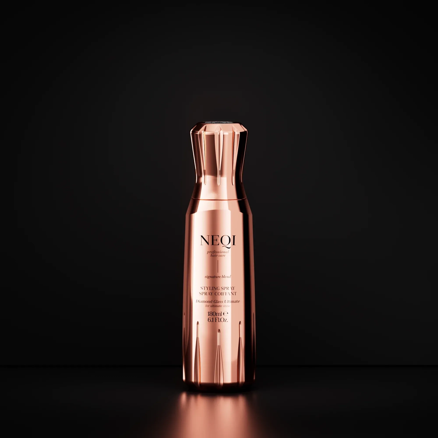 NEQI Ultimate Diamond Glass sära andev stiilisprei koos kuumakaitsega, 180ml - Pilt 5