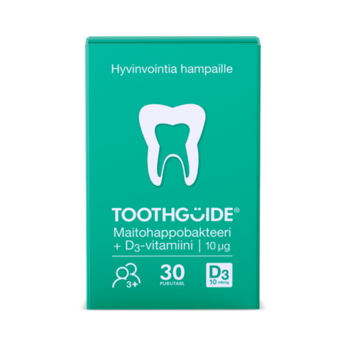 GÜTGUIDE Toothguide närimistabletid toetab suu tervist sobib ka lastele 3+, 30tk