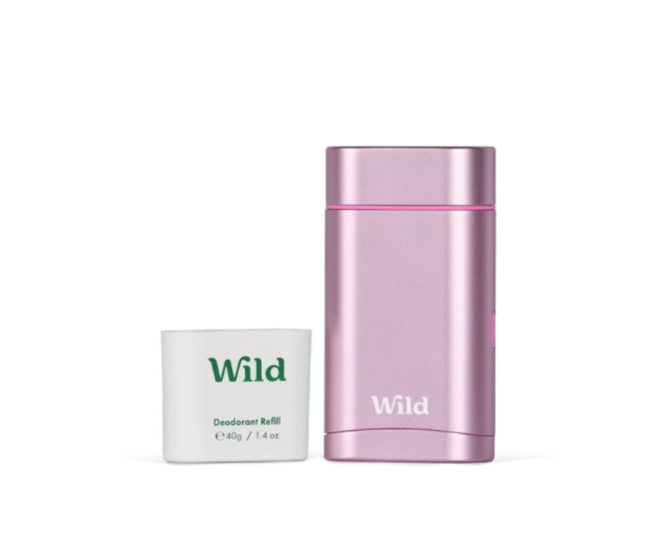 WILD Pulkdeodorant koos ümbrisega Cherry Blossom Pink Case, 40g