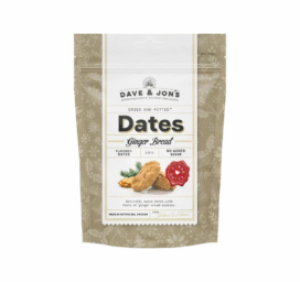 Dave & Jon's maitsestatud datlid "GingerBread", 125g
