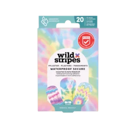 WILD STRIPES Waterproof Rainbow veekindlad plaastrid väga tugeva kleepuvusega, 20tk