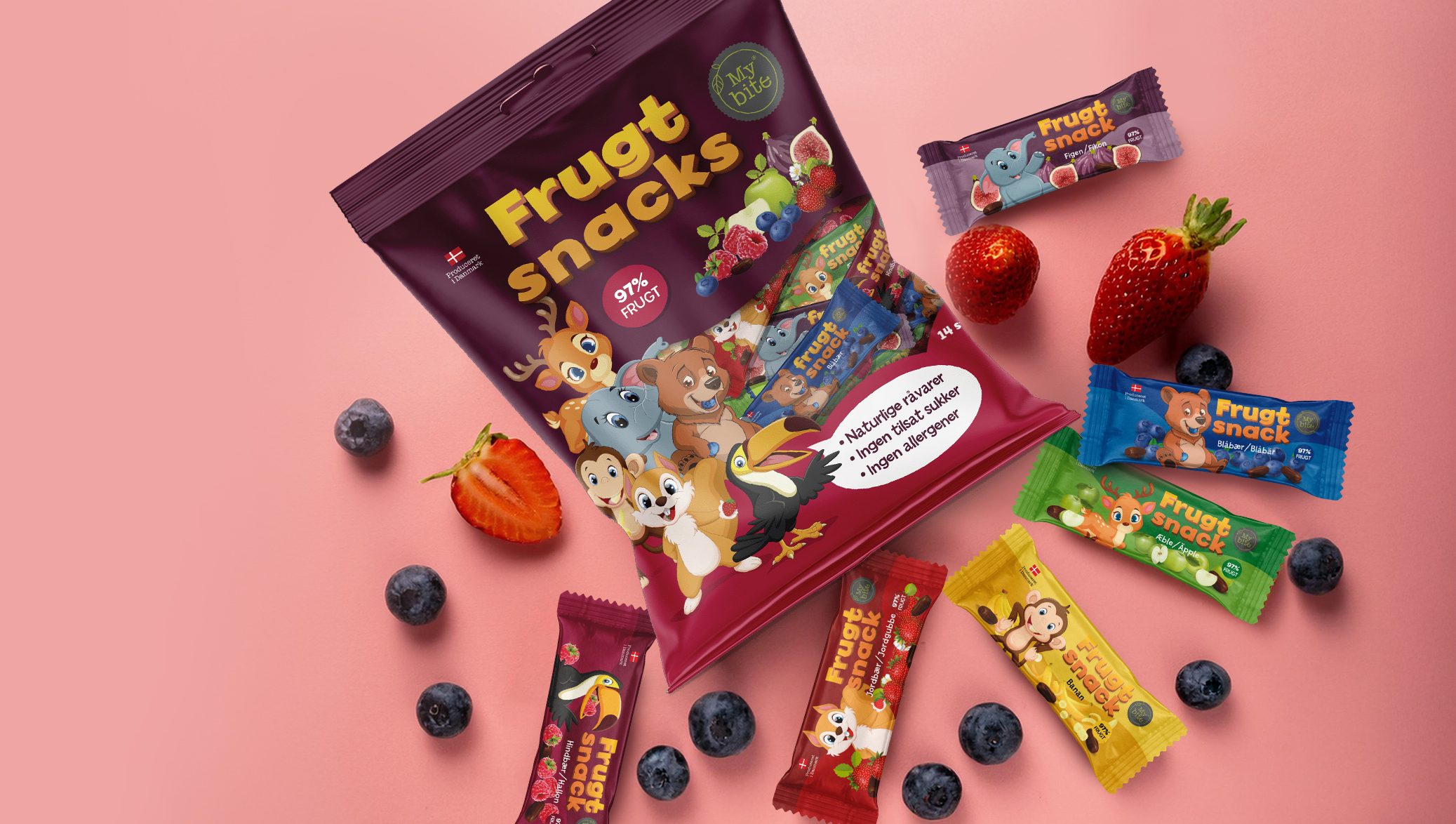 MYBITE puuviljasnäkkide segupakk, 200g - Image 3