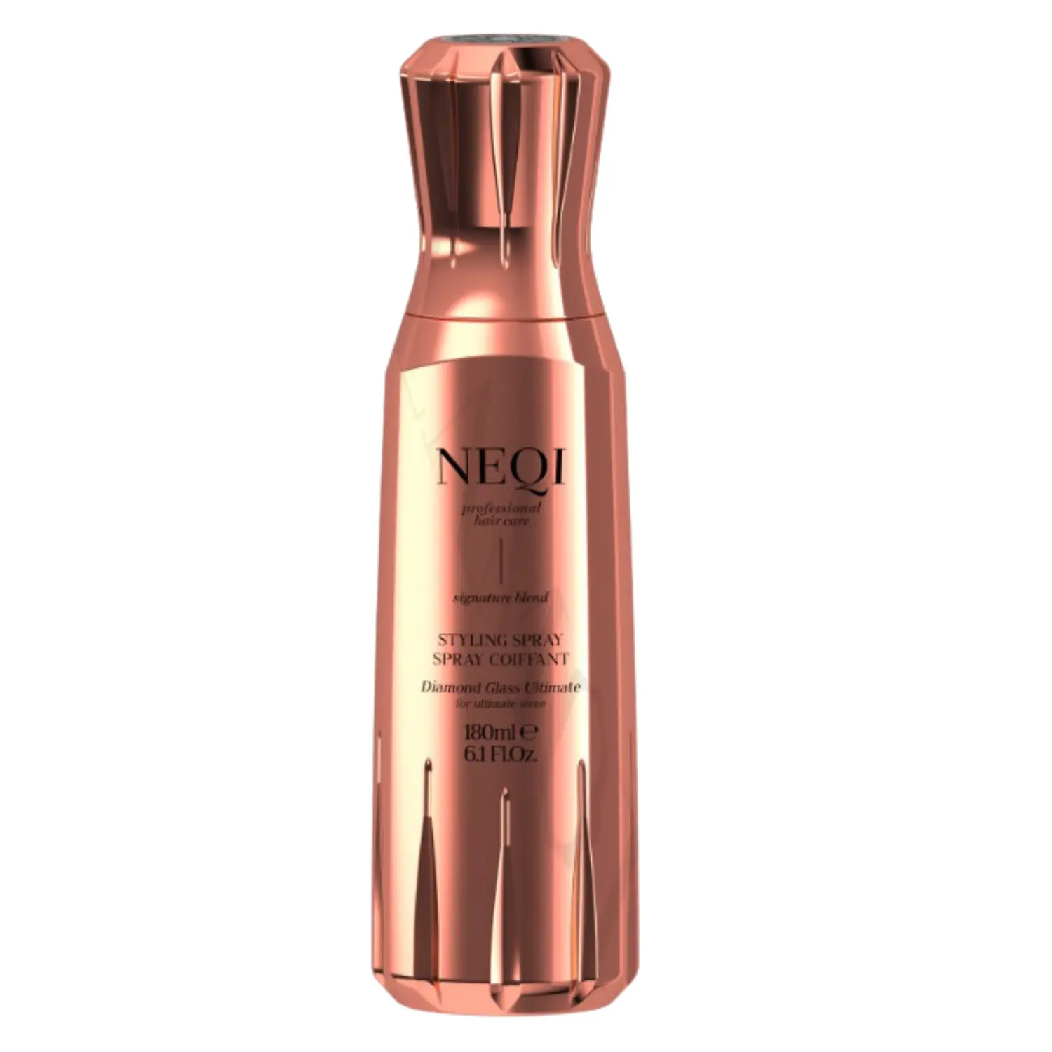 NEQI Ultimate Diamond Glass sära andev stiilisprei koos kuumakaitsega, 180ml