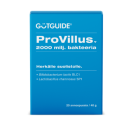 GÜTGUIDE PROVILLUS 2000 milj. bakterit tundlikule soolele, 20tk