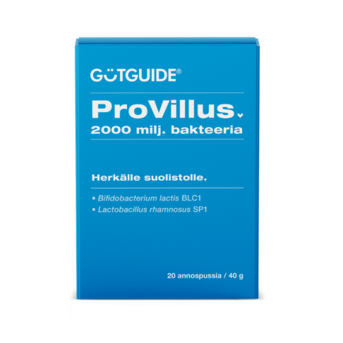 GÜTGUIDE PROVILLUS 2000 milj. bakterit tundlikule soolele, 20tk