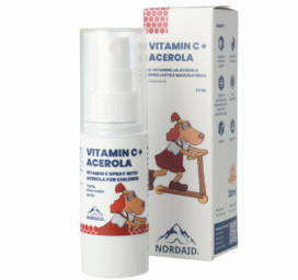 NORDAID LOTTE laste C+Acerola vitamiini suukaudne sprei 50mcg, 30ml
