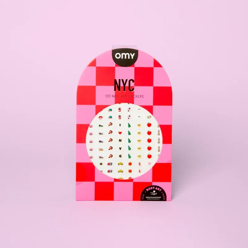 OMY küünekleebised lastele NYC, 120tk - Pilt 7