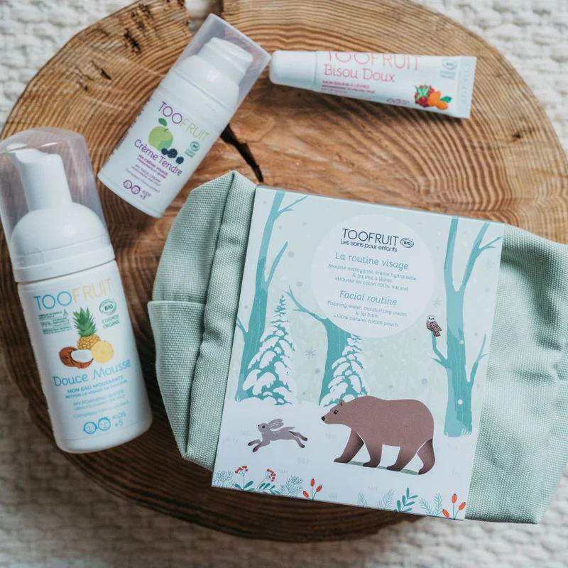 TOOFRUIT Jõulukomplekt Facial Routine näopesuvahu, kehakreemi ja huulepalsamiga - Image 6