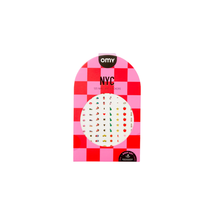 OMY küünekleebised lastele NYC, 120tk
