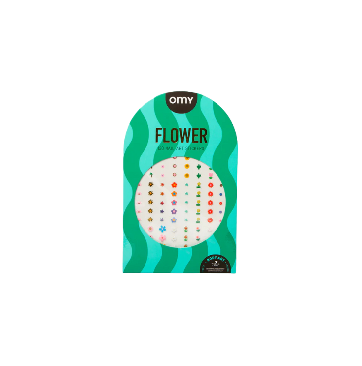 OMY küünekleebised lastele FLOWER, 120tk - Pilt 12
