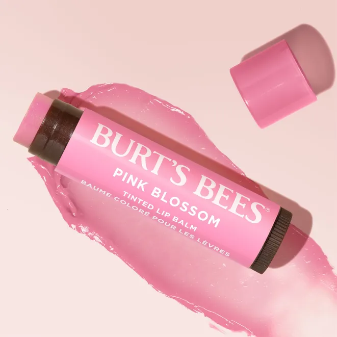 Burt's Bees Tooniv huulepalsam, Pink Blossom - Image 2