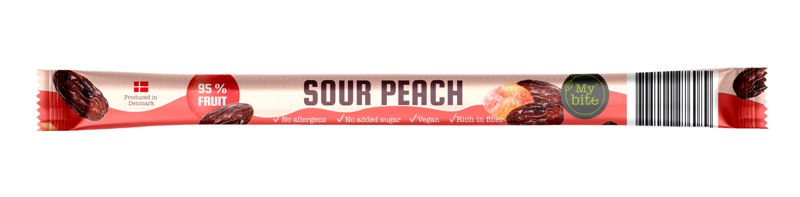 MYBITE Puuviljapulk Sour Peach, 30g