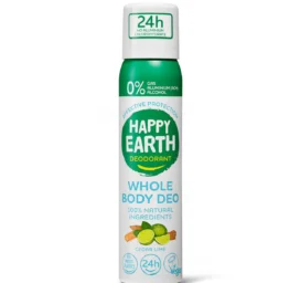 Happy Earth 100% nautraalne ja nahasõbralik deodorant tervele kehale Cedar Lime, 100ml