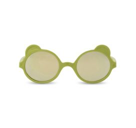 Kietla kruvideta ja 100% purunematu raamiga kõrge UVA ning UVB kaitsega polariseeritud Mõmmibeebi päikeseprillid lastele 1-2 eluaastat, toon OLIVE