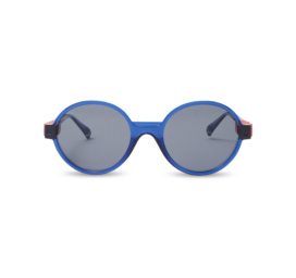 KIETLA POP laste ümmargused polariseeritud 180° painduvate sangadega kõrge UVA/UVB kaitsega päikeseprillid lastele vanuses 4–7 aastat, NAVY RED