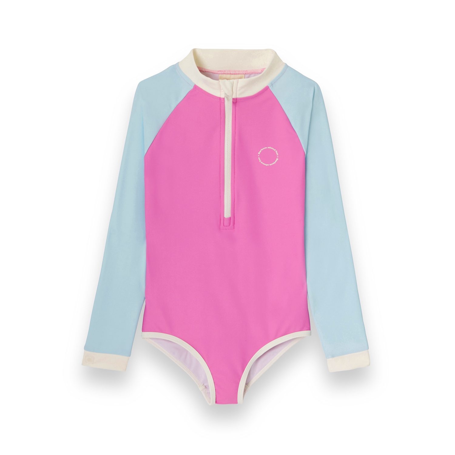 KIETLA ICONIC Ujumistrikoo UPF 50+ päikesekaitsekanga ja UV-sensoriga 4-6 aastasele, PINK BLUE - Pilt 16