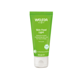 WELEDA Skin Food LIGHT nahakreem orgaanilise päevalilleseemneõli, aedkannikese-, kummeli- ja saialille ekstraktiga, 30ml