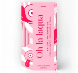 OH LA LAQUA Maitseveeessents ilma suhkru ja magusaineta Maasikas ja vahukoor, 10tk