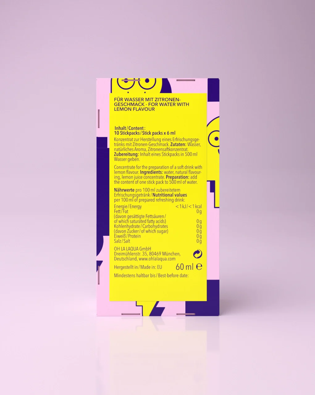 OH LA LAQUA Maitseveeessents ilma suhkru ja magusaineta Sidrun, 10tk - Image 5