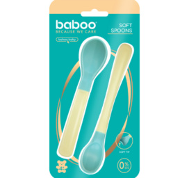 BABOO pehme otsaga lusikad Lagoon Fiesta 4+ kuud, 2tk