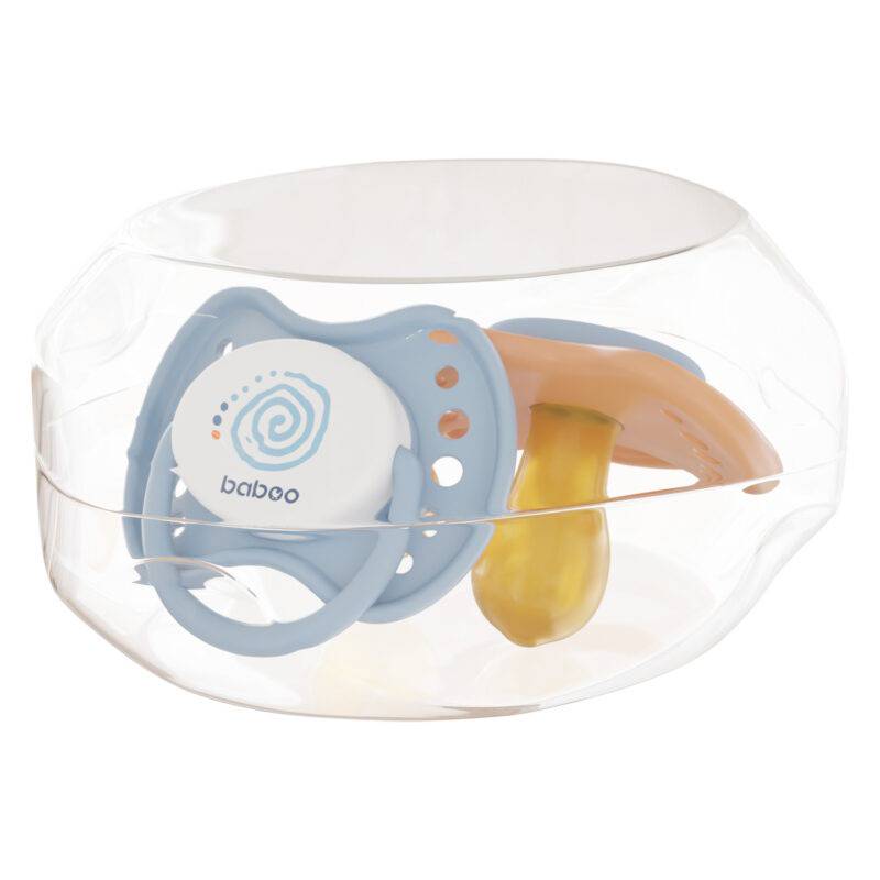 BABOO Calmy lateksist ümmargune lutt Blue Haze 6+ kuud, 2 tk - Image 3