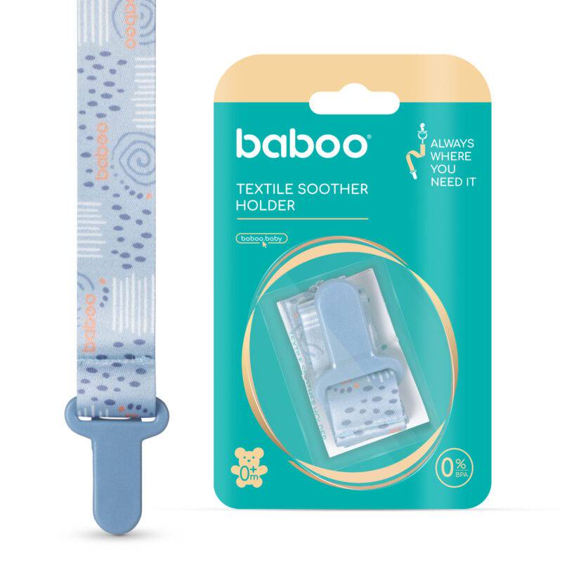 BABOO tekstiilist lutihoidja Blue Haze, 0+ kuud