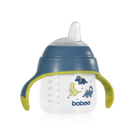 BABOO Silikoontilaga tass Blue Haze 6+ kuud, 150 ml