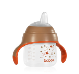 BABOO Silikoontilaga tass Au Naturale 6+ kuud, 150 ml