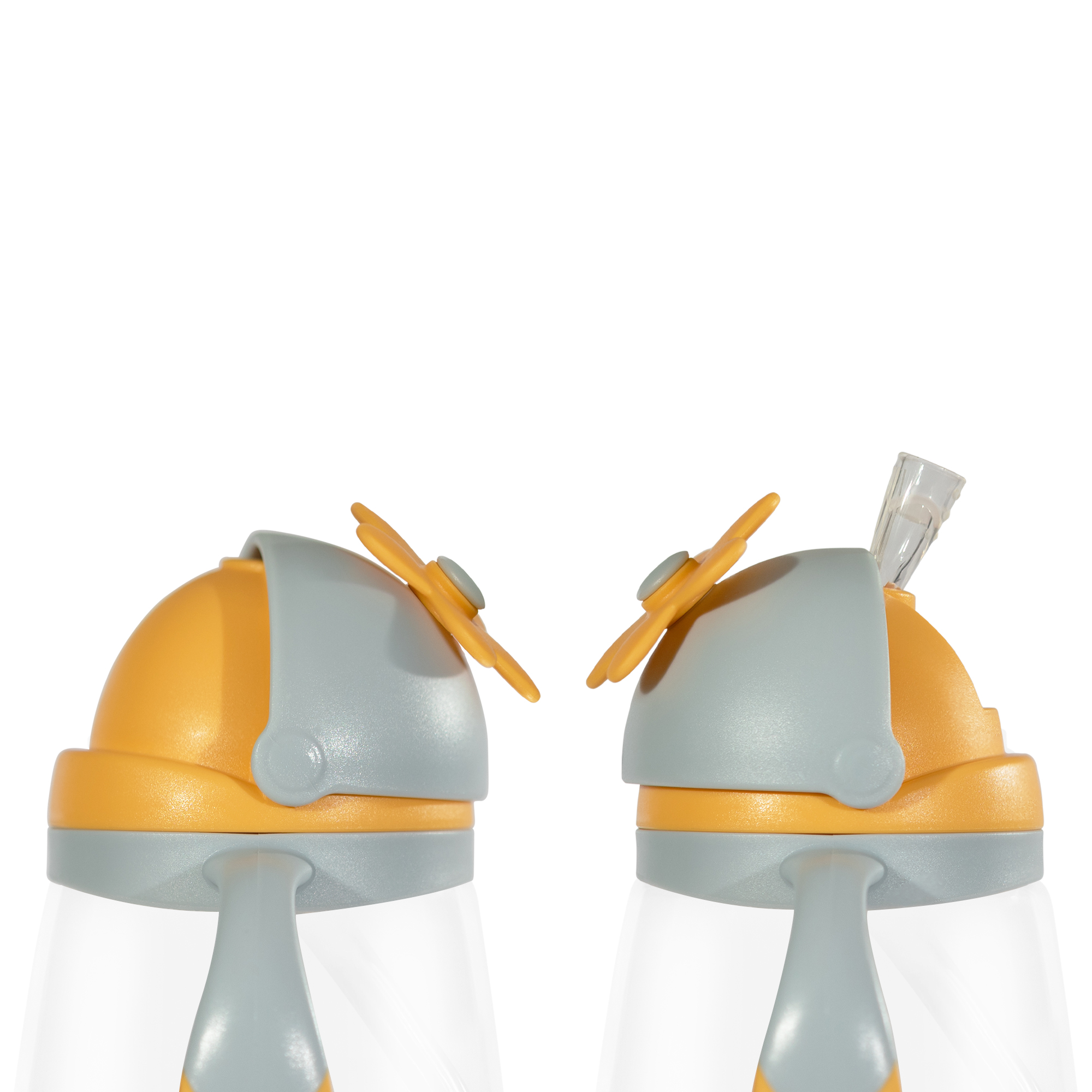 BABOO Joogipudel silikoonkõrrega Blue Haze 9+ kuud, 240ml - Image 3