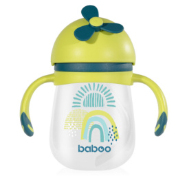 BABOO Joogipudel silikoonkõrrega Lagoon Fiesta 9+ kuud, 240ml