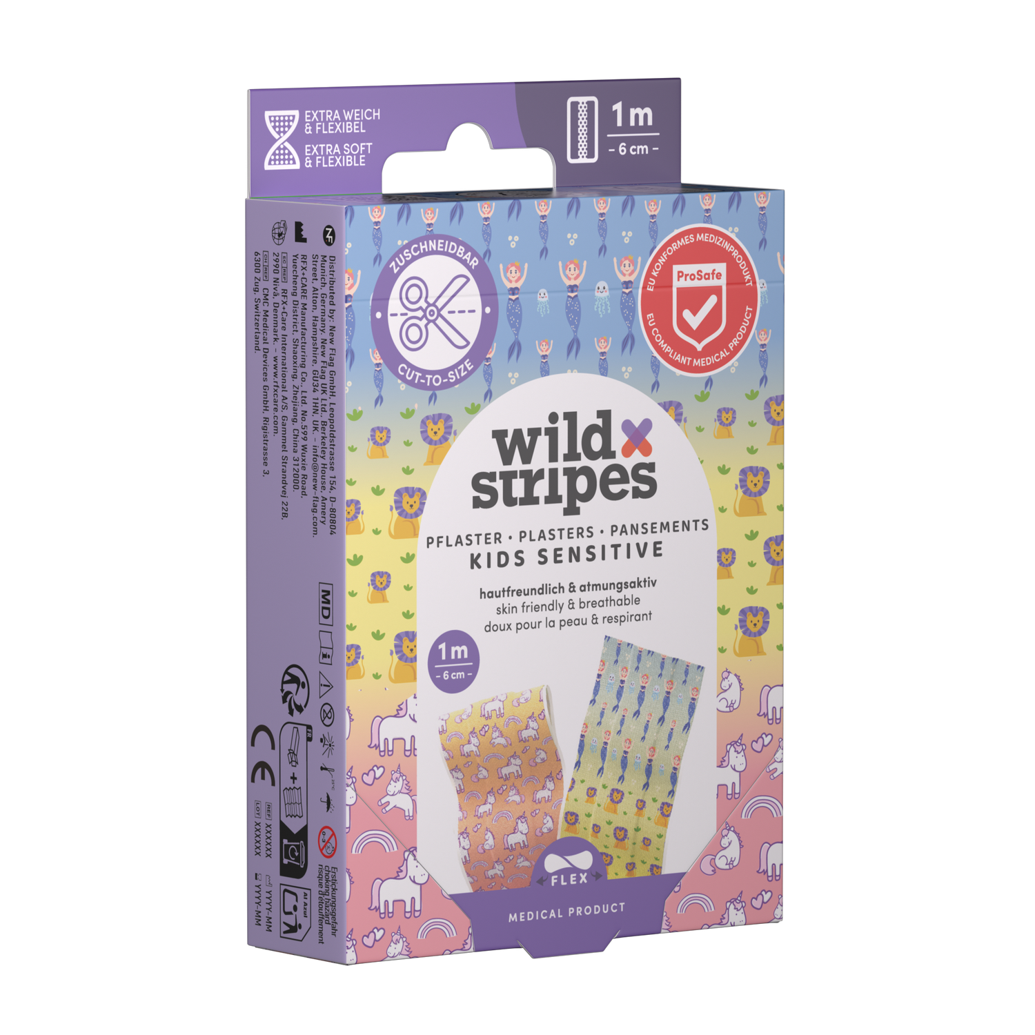 WILD STRIPES Kids Fantasy plaastrirull 1 m - Image 6