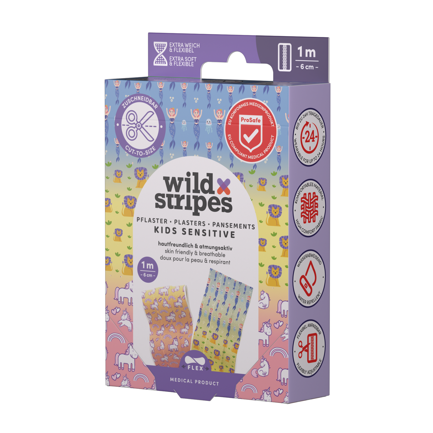 WILD STRIPES Kids Fantasy plaastrirull 1 m - Image 7