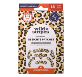 WILD STRIPES Facial Patches näoplaastrid hüaluroonhappe ja niatsiinamiidiga Animal Leo, 20tk