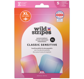 WILD STRIPES Anti-Pimple Patches vistrikuplaastrid salitsüülhappega XL, 9tk