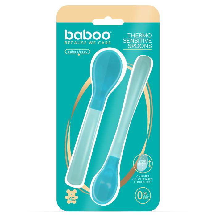 BABOO Soojustundlikud lusikad Lagoon fiesta, 4+ kuud - Pilt 2