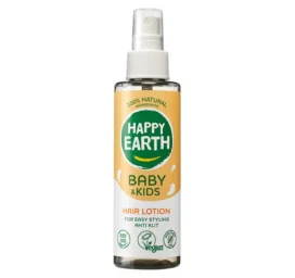 HAPPY EARTH Baby & Kids kammimist hõlbustav pusavastane juuksesprei alates sünnist, 150 ml