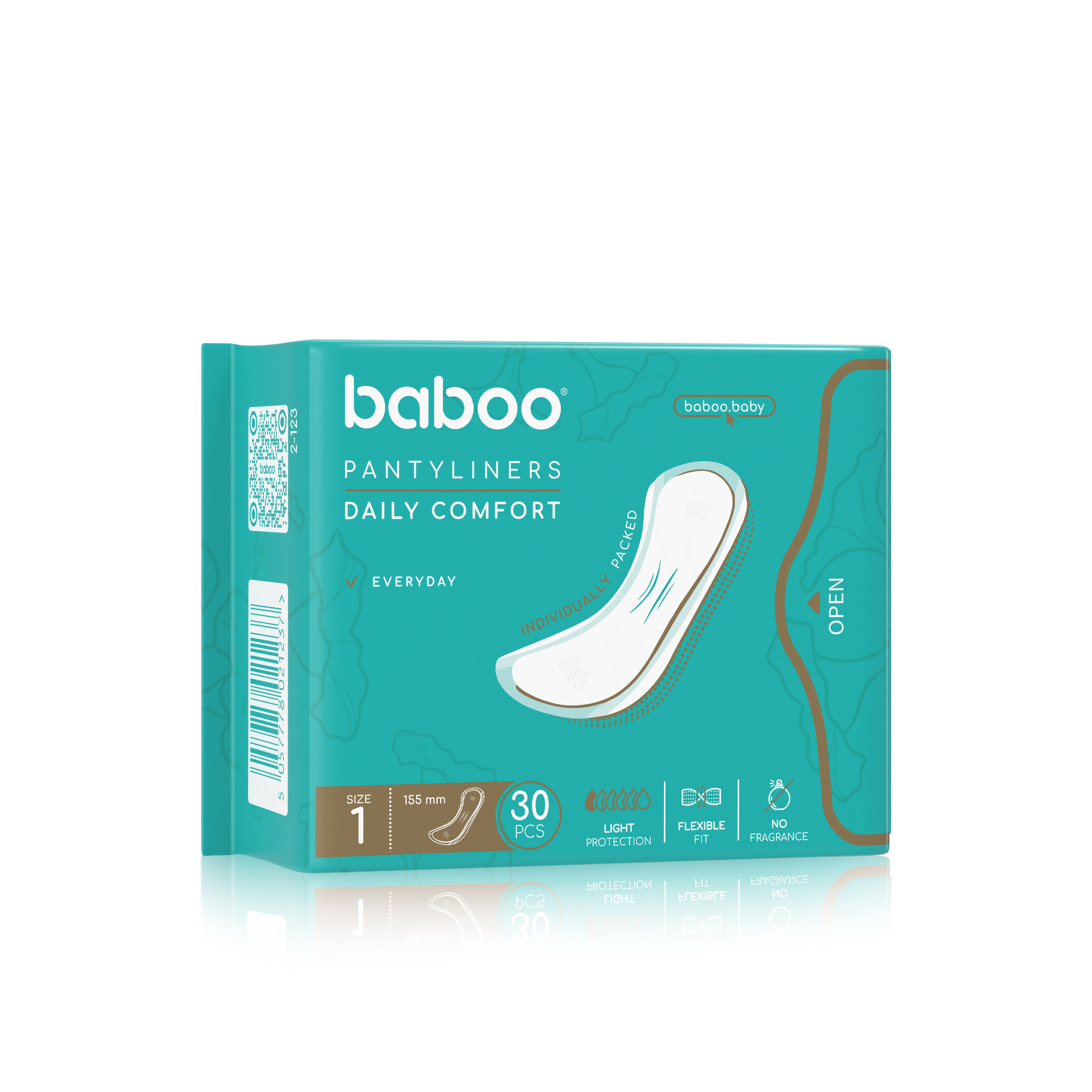 BABOO Õhukesed igapäevased pesukaitsmed, 30 tk