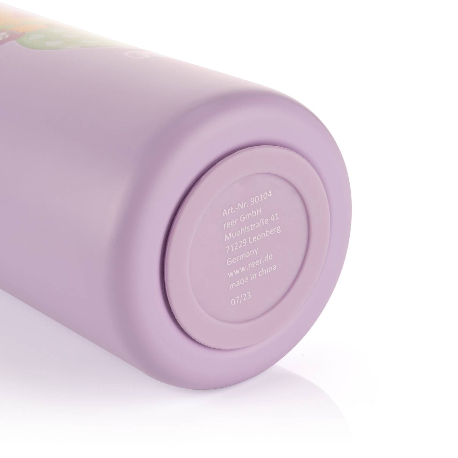 REER Integreeritud kõrrega joogipudel lastele Lilla, 350ml - Pilt 2